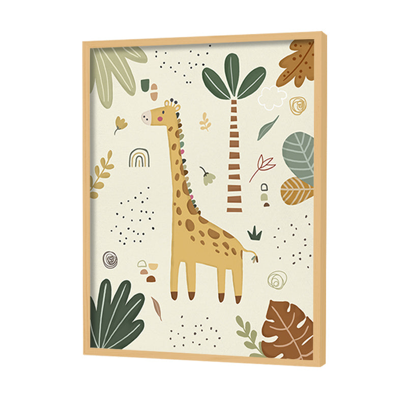 Joyful Jungle 2 Wall Art Canvas Print for Kids Room