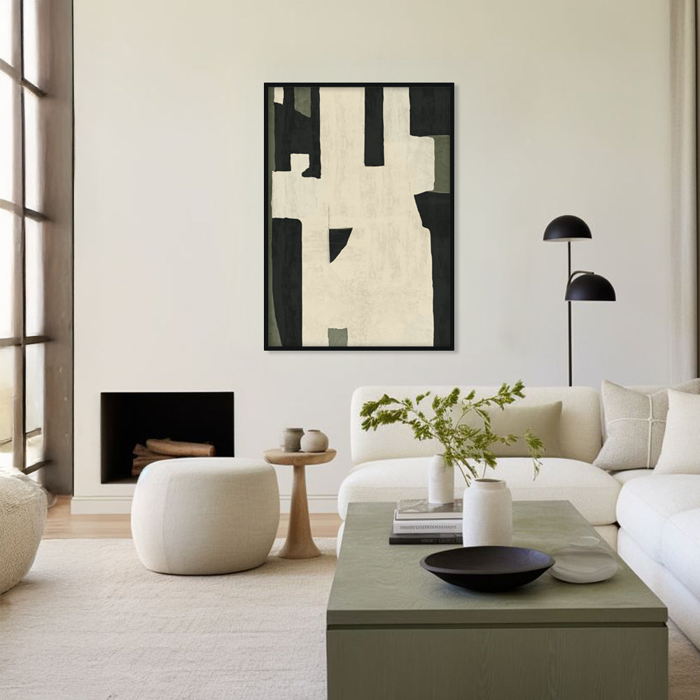 Urban Still Abstract Canvas Art Print for Wall