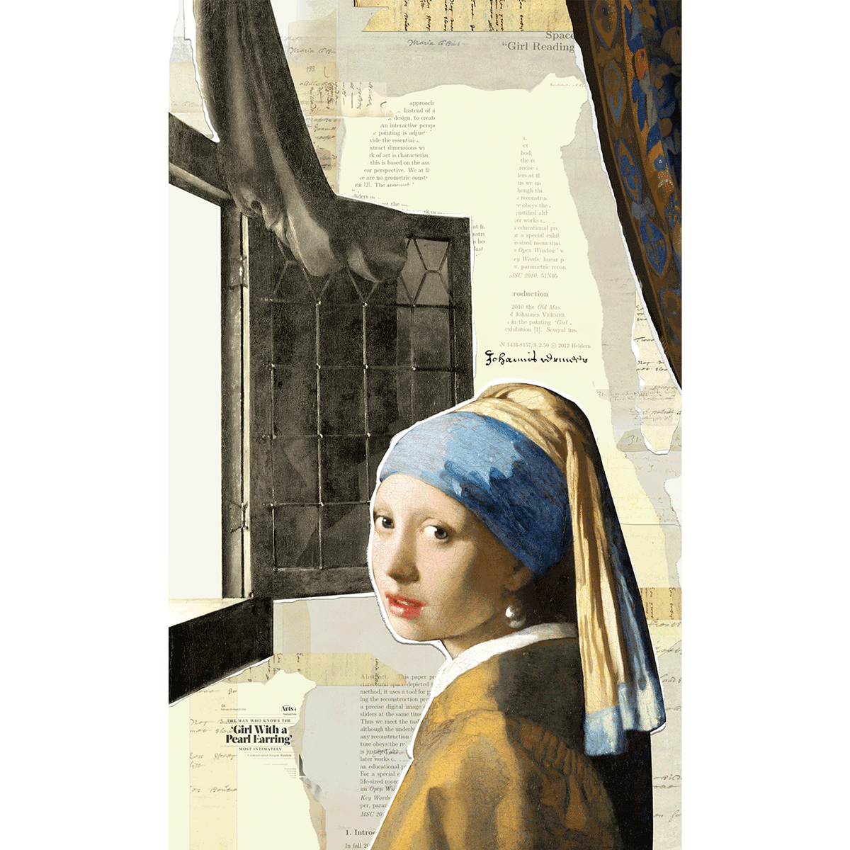 A Girl and her Pearl Famous Painting Wall Artwork | Canvas Painting for Wall | Wall Decor | Wall Painting for Living Room | Bedroom