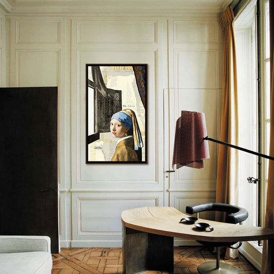 A Girl and her Pearl Famous Painting Wall Artwork | Canvas Painting for Wall | Wall Decor | Wall Painting for Living Room | Bedroom