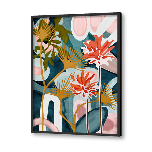 Floral Bouquet Nature Art Canvas Wall Print