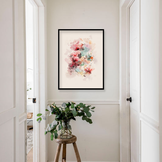 Water Colour Bloom 2 Wall Art | Abstract Canvas Painting for Wall | Wall Decor | Wall Painting