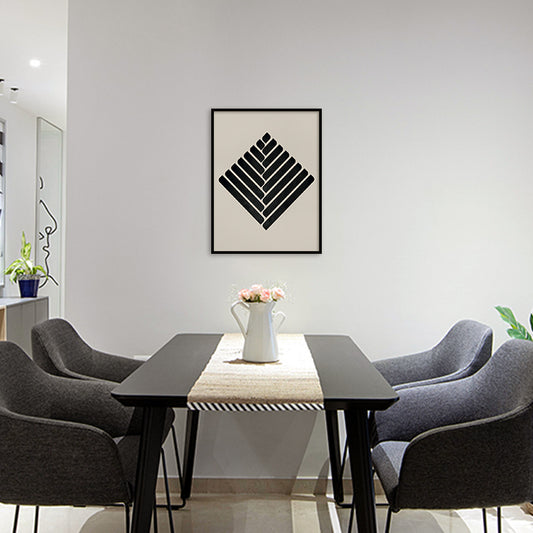 Harmony 5 Black and White Wall Artwork | Canvas Painting for Wall | Wall Decor | Wall Painting for Living Room | Bedroom