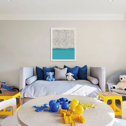 Be Blue Wall Art for Kids Room | Canvas Painting for Wall | Wall Decor | Wall Painting for Kids, Wall, Home Decor