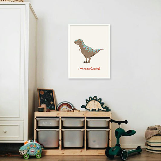 Dinosaur 1 Wall Art for Kids Room | Canvas Painting for Wall | Wall Decor | Wall Painting for Kids, Wall, Home Decor
