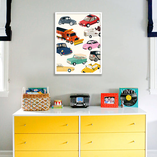 Vroom 1 Wall Art for Kids Room | Canvas Painting for Wall | Wall Decor | Wall Painting for Kids, Wall, Home Decor