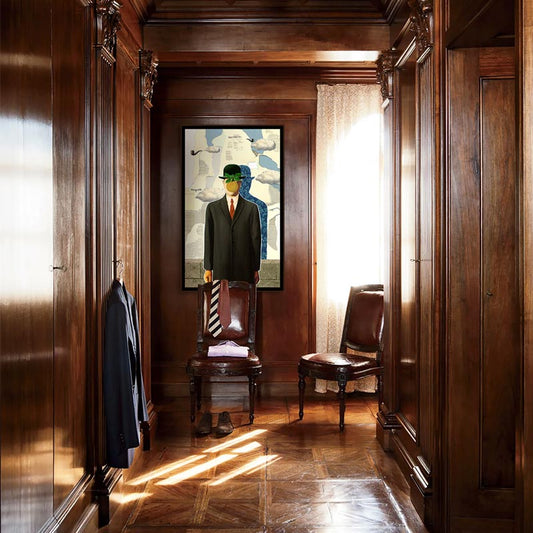 More than the Son of Man Famous Painting Wall Artwork | Canvas Painting for Wall | Wall Decor | Wall Painting for Living Room | Bedroom