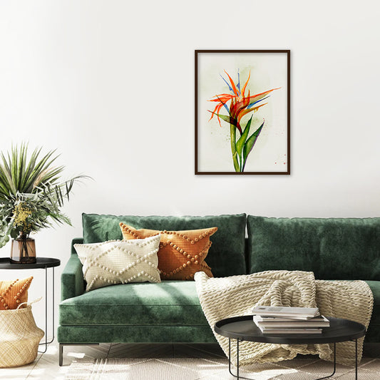 Bird of Paradise 1 Wall Art | Nature Wall Artwork Canvas Painting for Wall | Wall Decor | Wall Painting