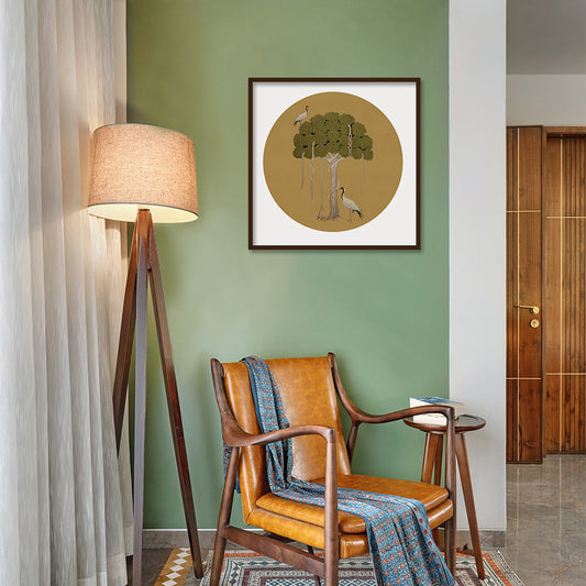 Grove 9 (Square) Wall Artwork | Nature Canvas Painting for Wall | Wall Decor | Wall Painting