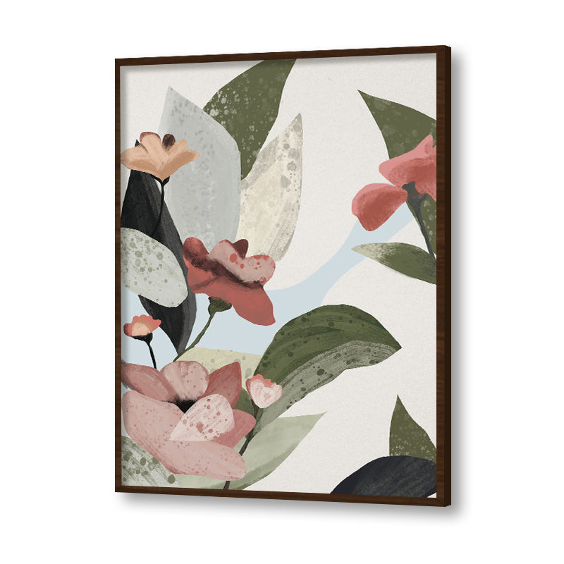 Pastel Floral 5 Wall Artwork | Nature Canvas Painting for Wall | Wall Decor | Wall Painting