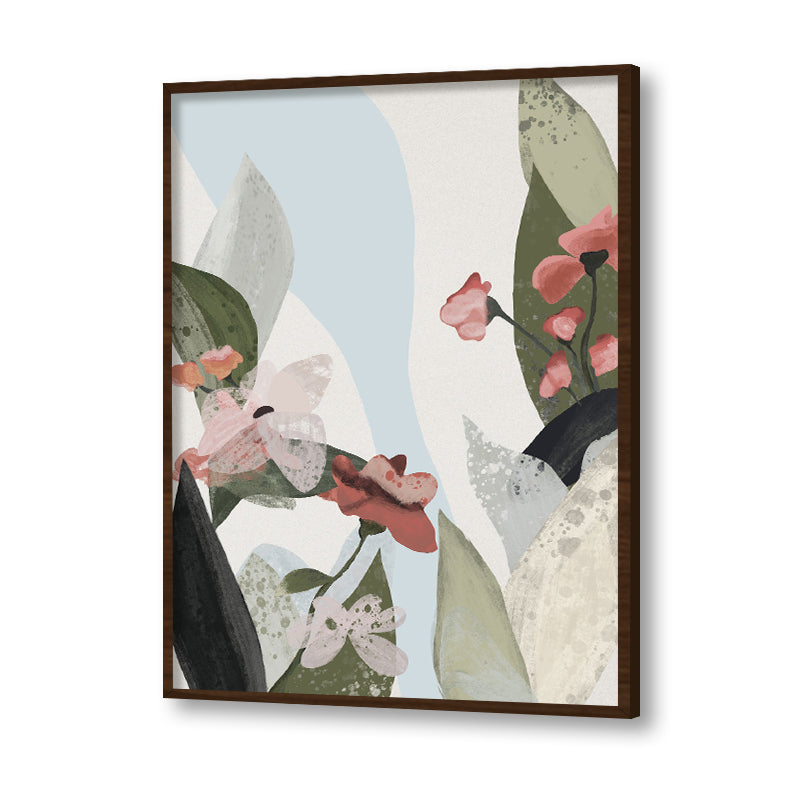 Pastel Floral 4 Wall Artwork | Nature Canvas Painting for Wall | Wall Decor | Wall Painting