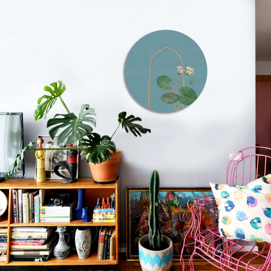 Grove 2 (Round) Nature Wall Art | Traditional Canvas Painting for Wall | Wall Decor | Wall Painting