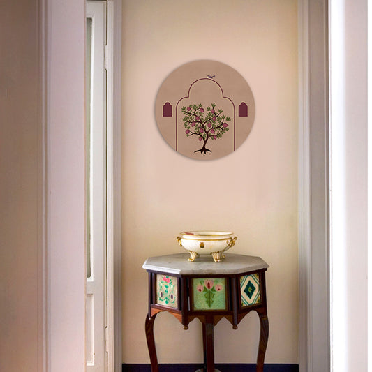 Grove 4 (Round) Nature Wall Art | Traditional Canvas Painting for Wall | Wall Decor | Wall Painting