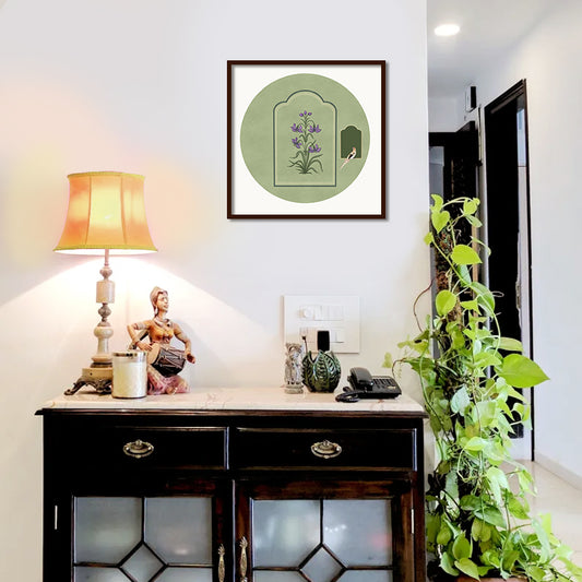 Grove 5 (Square) Canvas Nature Art Print for Wall