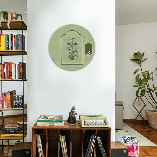 Grove 5 (Round) Nature Wall Art | Canvas Painting for Wall | Wall Decor | Wall Painting