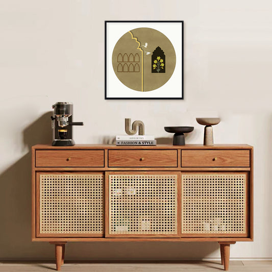 Grove 6 (Square) Wall Artwork Home Decor | Nature Canvas Painting for Wall | Wall Decor | Wall Painting