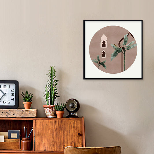 Grove 7 (Square) Nature Artwork Canvas Print for Wall