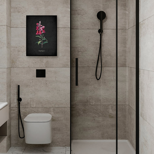 Night Garden 6 - Snapdragon Nature Wall Art | Canvas Painting for Wall | Wall Decor | Wall Painting