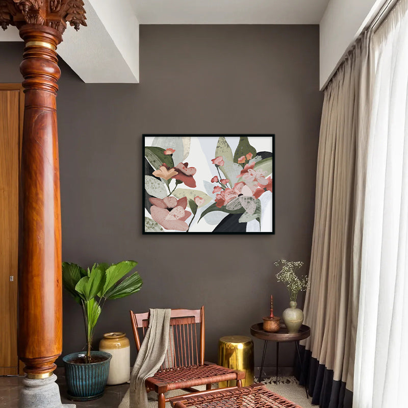 Pastel Floral Art Abstract Floral Print Colorful Floral Digital Art