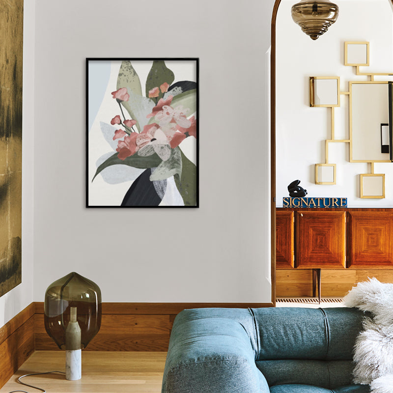 Abstract Floral Art Colorful Floral Digital Print Modern Wall Art