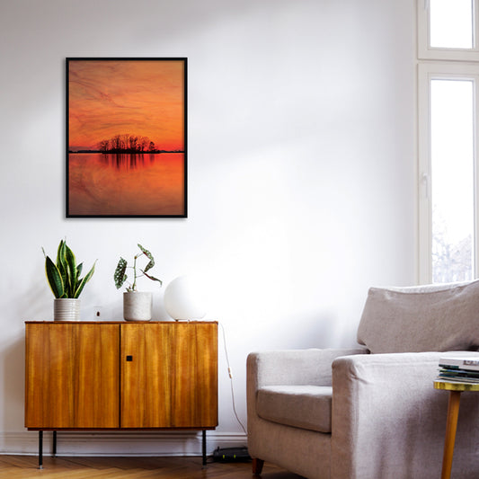 Sundown Wall Artwork Home Decor | Nature Canvas Painting for Wall | Wall Decor | Wall Painting