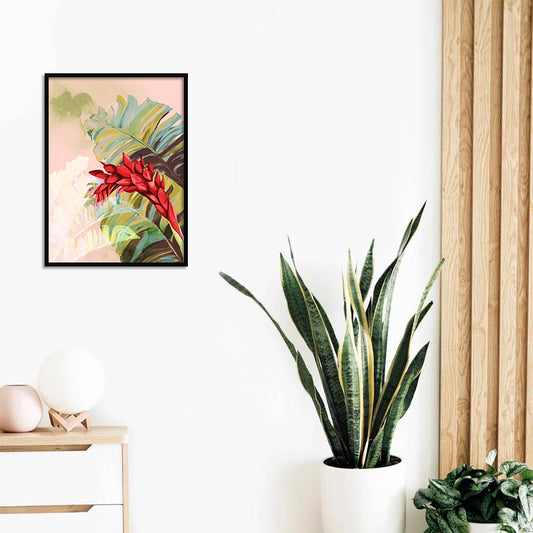 Tropical Vibe Wall Artwork Home Decor | Nature Canvas Painting for Wall | Wall Decor | Wall Painting