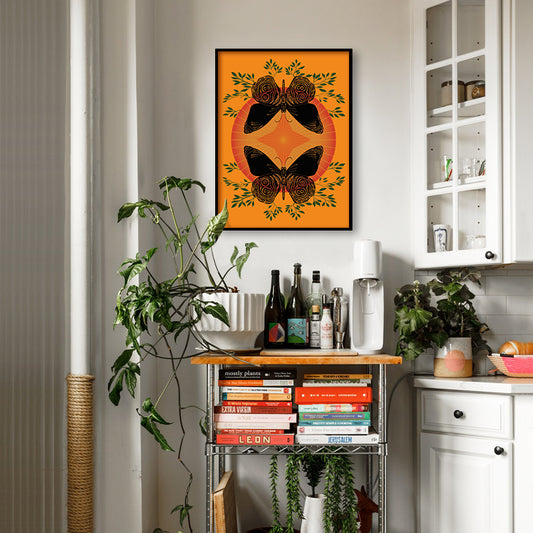 Butterflies Pop Artwork | Canvas Painting for Wall | Wall Decor | Wall Painting for Kids Room, Cafe, Restaurant