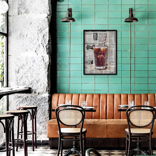 Grub Club - Coke Pop Artwork | Canvas Painting for Wall | Wall Decor | Wall Painting for Home Decor, Cafe, Restaurant