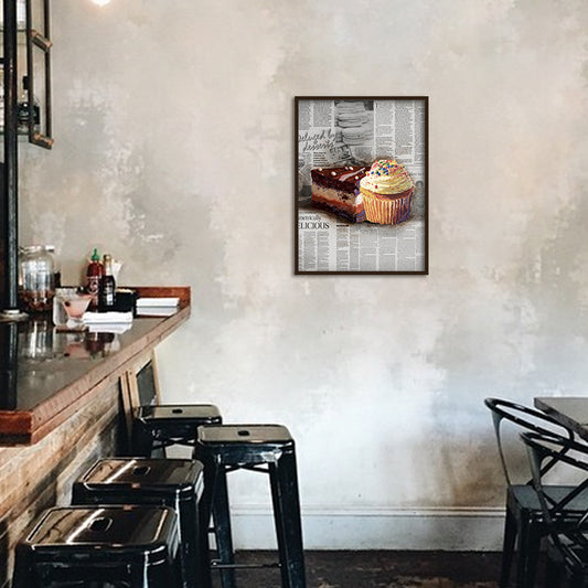 Grub Club - Cupcake Pop Artwork | Canvas Painting for Wall | Wall Decor | Wall Painting for Home Decor, Cafe, Restaurant