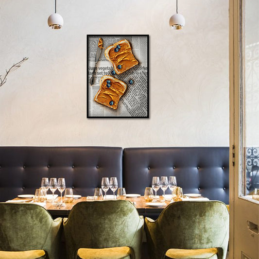 Grub Club - PBJ Pop Artwork | Canvas Painting for Wall | Wall Decor | Wall Painting for Cafe, Restaurant