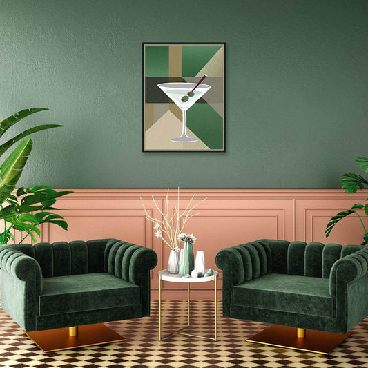 Martini Pop Artwork | Canvas Painting for Wall | Wall Decor | Wall Painting for Home Decor, Cafe, Restaurant