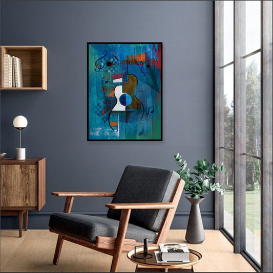 Jazz 1 Pop Artwork | Canvas Painting for Wall | Wall Decor | Wall Painting for Home Decor, Cafe, Restaurant