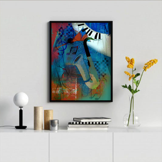 Jazz 2 Pop Artwork | Canvas Painting for Wall | Wall Decor | Wall Painting for Home Decor, Cafe, Restaurant