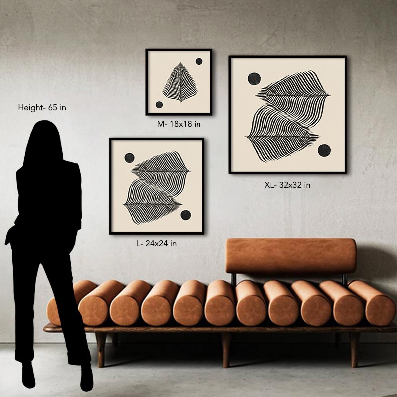 Tryst With Nature 2 (Square) Wall Artwork | Nature Canvas Painting for Wall | Wall Decor | Wall Painting