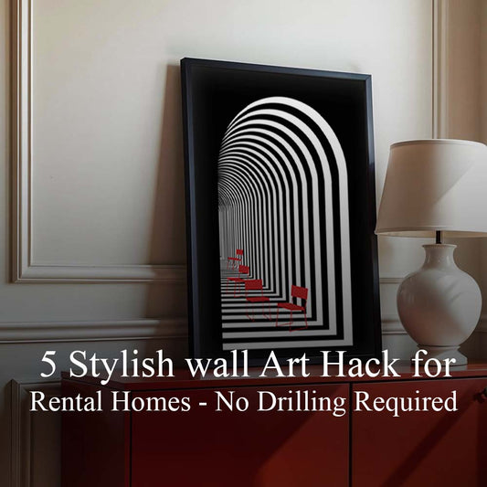 5 Stylish Wall Art Hacks for Rental Homes – No Drilling Required