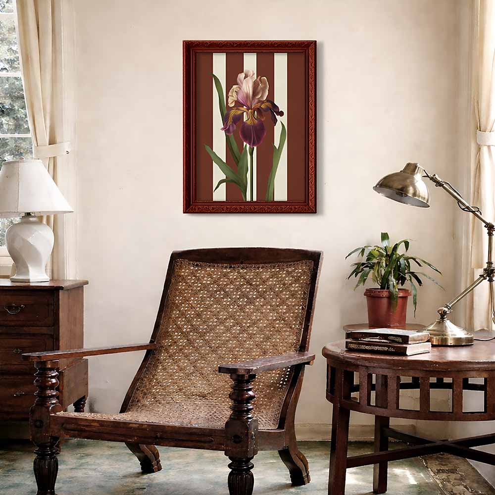 The Timeless Elegance of Burgundy Iris: A Study in Botanical Luxury