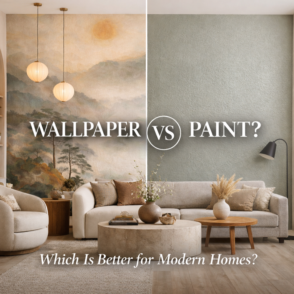Wallpaper vs Paint: Which Is Better for Modern Homes?