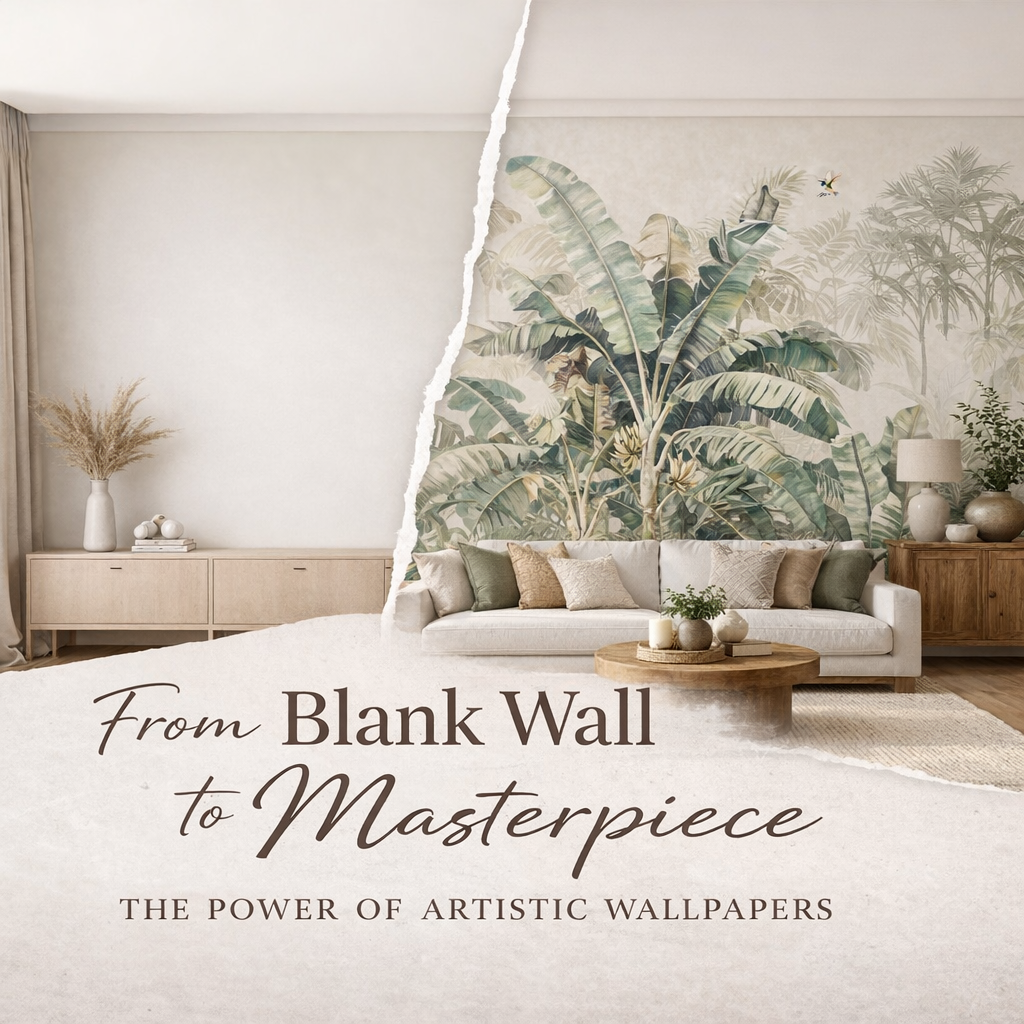 From Blank Wall to Masterpiece: The Power of Artistic Wallpapers