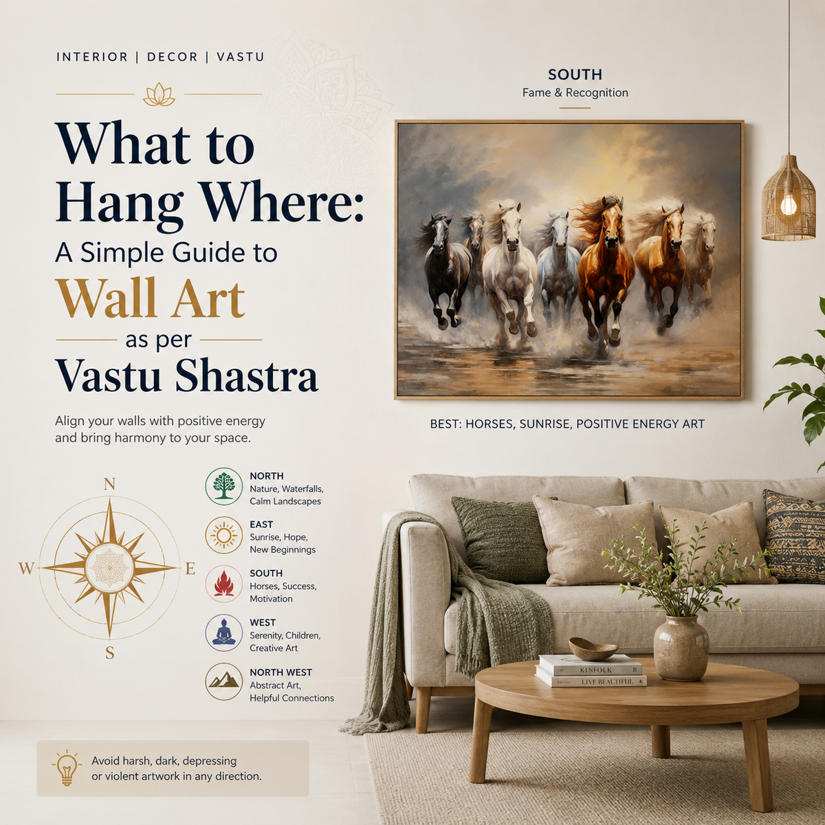 What to Hang Where: A Simple Guide to Wall Art as Per Vastu Shastra
