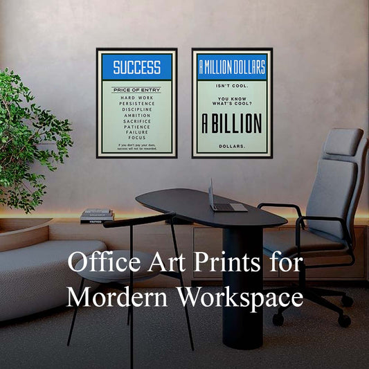 Office Art Prints for Modern Workspaces