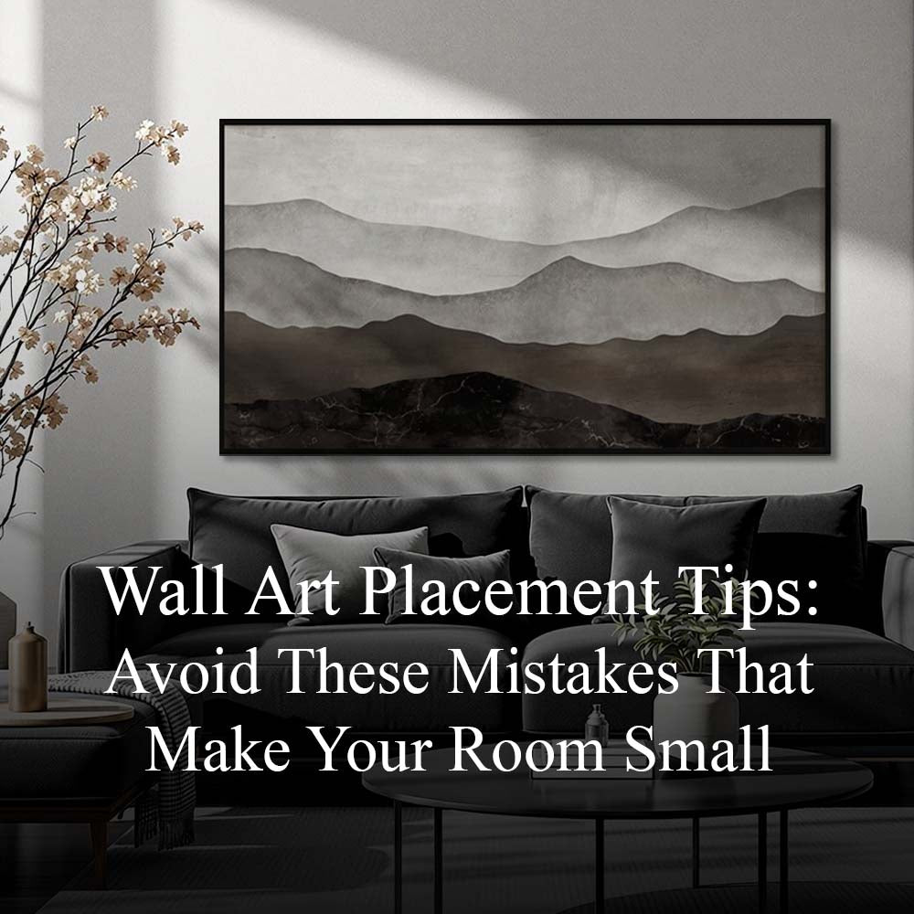 Wall Art Placement Tips: Avoid These Mistakes That Make Your Room Look Small