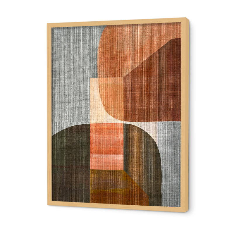 Bold Chromaticity Prints 1 Scandinavian Abstract Canvas Wall Art Print