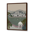 Jal Mahal Traditional Artwork Canvas Print for Wall