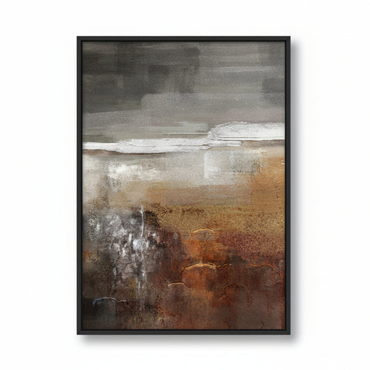 Rustic Reverie | Abstract Canvas Painting for Wall | Wall Decor | Wall Painting