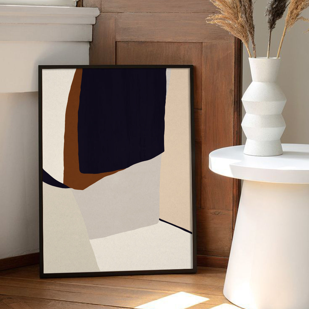 Terracotta 1 Abstract Canvas Wall Art Print