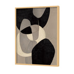 Structured Chaos Abstract Canvas Wall Art Print
