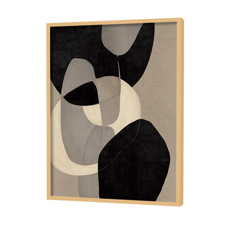 Structured Chaos Abstract Canvas Wall Art Print