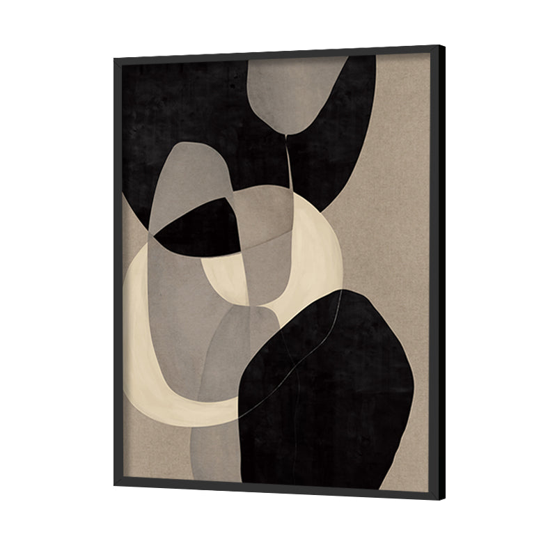Structured Chaos Abstract Canvas Wall Art Print