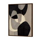 Structured Chaos Abstract Canvas Wall Art Print