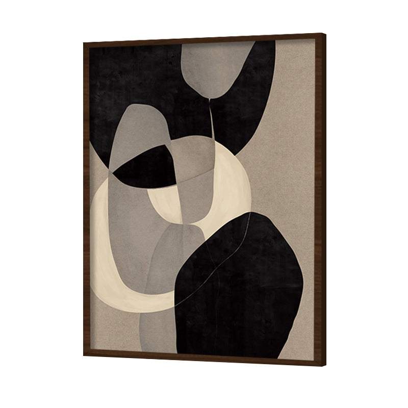 Structured Chaos Abstract Canvas Wall Art Print